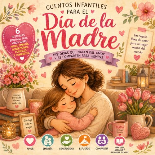 Imagen de Cuentos para mamá Regalo emotivo para día de la madre: Cuentos infantiles ilustrados con valores y emociones
