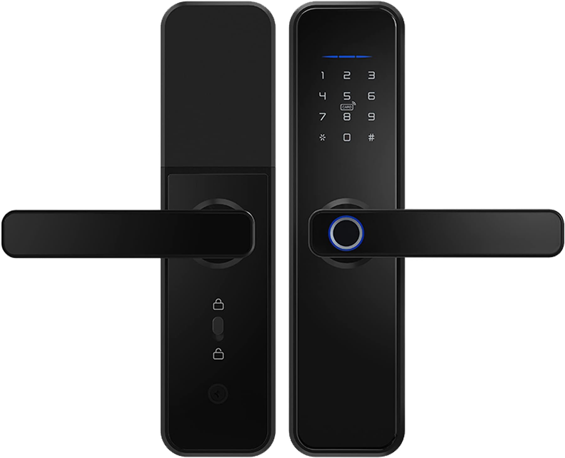 Smart Fingerprint Door Lock with Handles