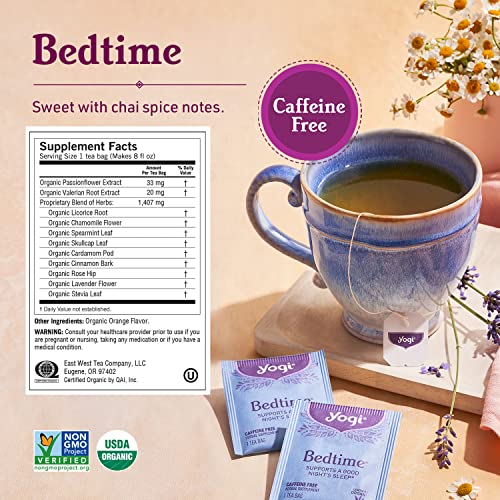 Yogi Tea - Stress Relief And Herbal Tea Variety Pack Sampler (6 Pack) - With Bedtime, Kava, Soothing Caramel, Honey Lavender, Calming, And Sweet Clementine - Caffeine Free - 96 Organic Herbal Tea Bags #TOP1