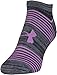 Under Armour Women's Essential No Show Socks, 6-Pairs, Black Assortment, Shoe Size: Womens 6-9