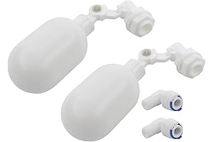 2-Pack 1/4 Inch Float Valve for Water Filter