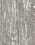 Danmyho Dark Grey Peel and Stick Wallpaper Geometric Arches Contact Paper