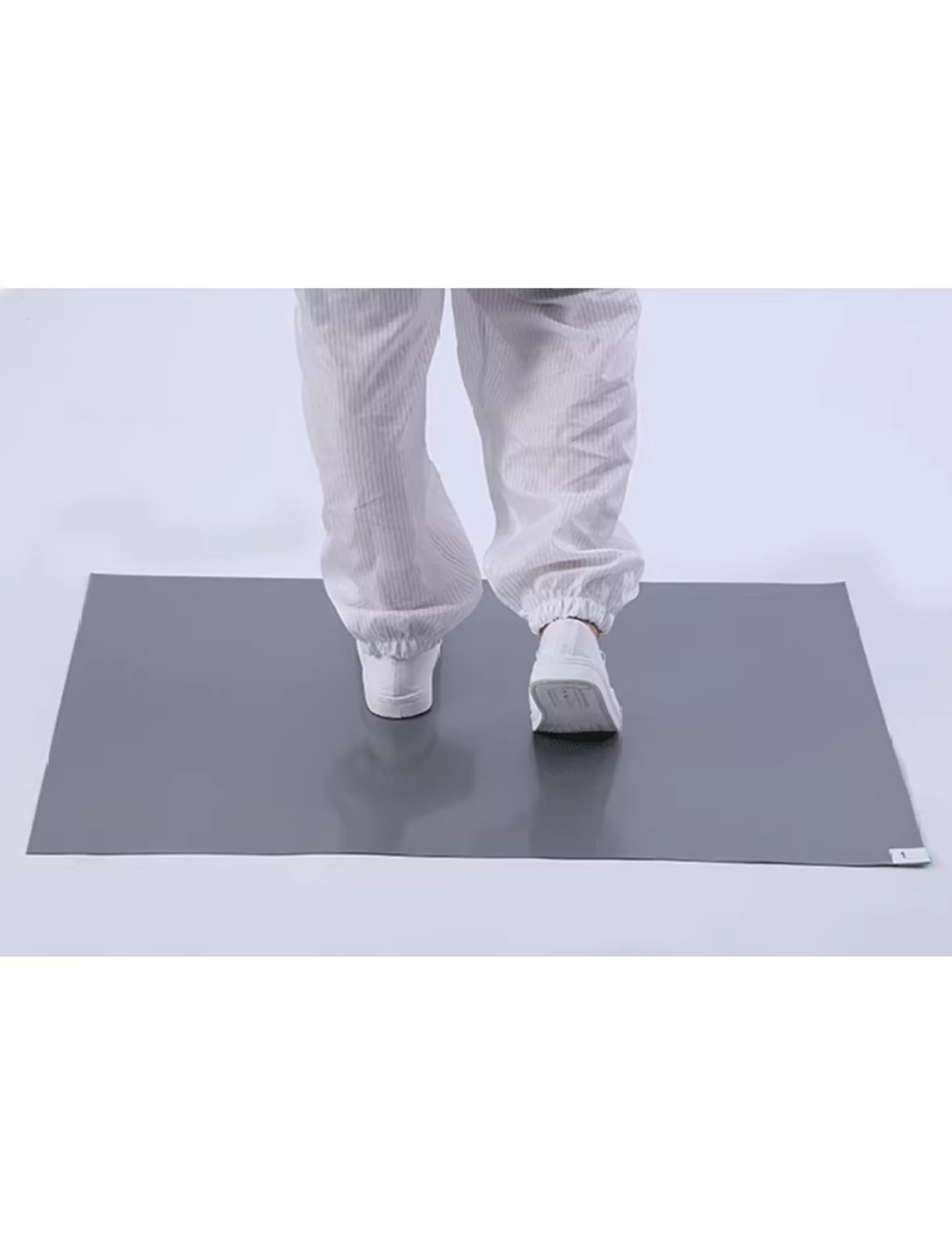 Generisch 300 Stück Klebematten, Karton mit 10 Matten, je 30 Blatt, for Reinraum, Lager, Labor, for Auffangen von Schmutz, Grün, Beige, Blau, Transparent(Clear,65x115cm)