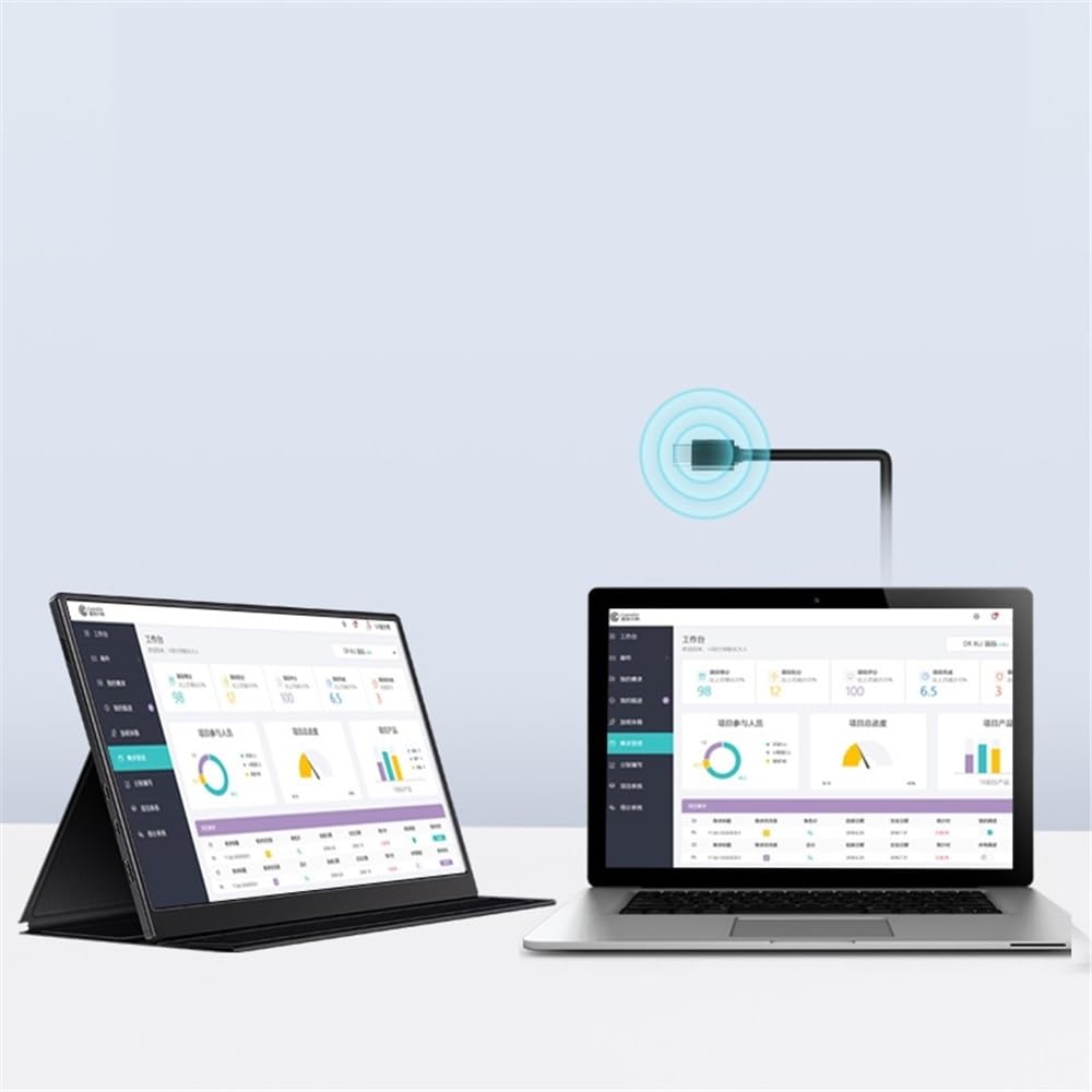 Display portatile da 10,5 pollici collegato direttamente allo schermo esterno del laptop host Monitor per Smart Working