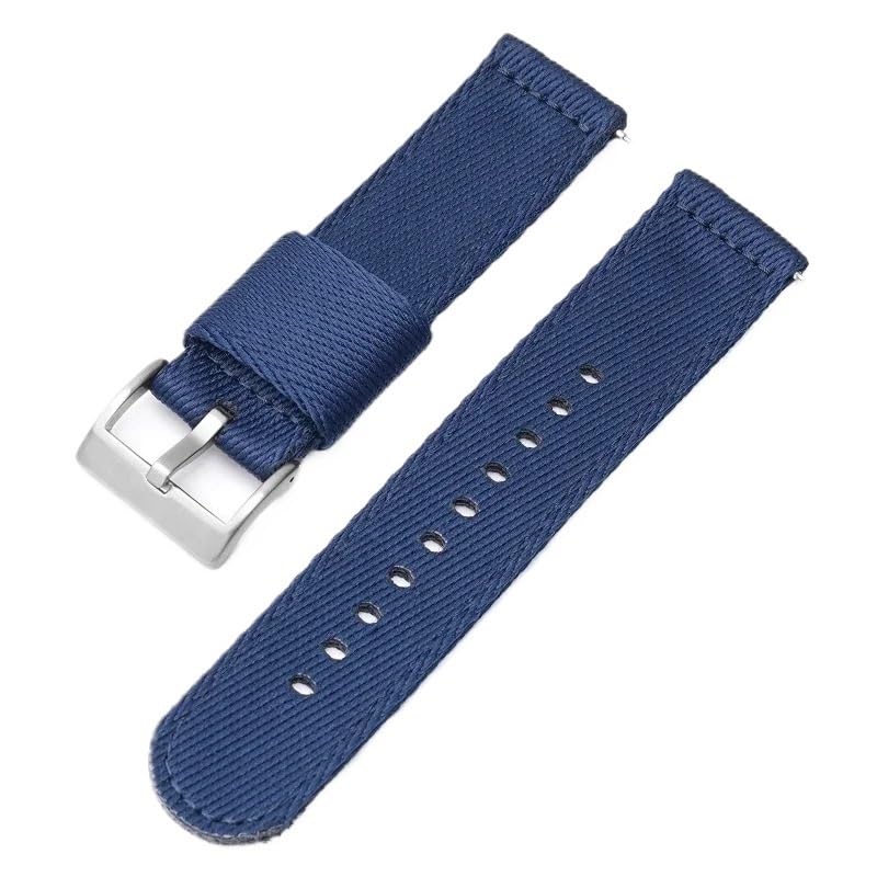 Bracelet en nylon pour Blancpain X style royal chic avec boucle acier 20mm