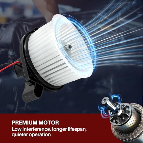 Image of 700187 AC Heater Blower Motor Fan Assembly Fit for Chevy Colorado 2004-2012 ，for Chevy SSR 2003-2006 ，for Gmc Canyon 2004-2012 89019178