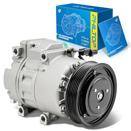 Image of PHILTOP 890151 Air Conditioner AC Compressor with Clutch for Hyundai Santa Fe Sport 2013-2018, Kia Sorento 2012-2014 2.4L