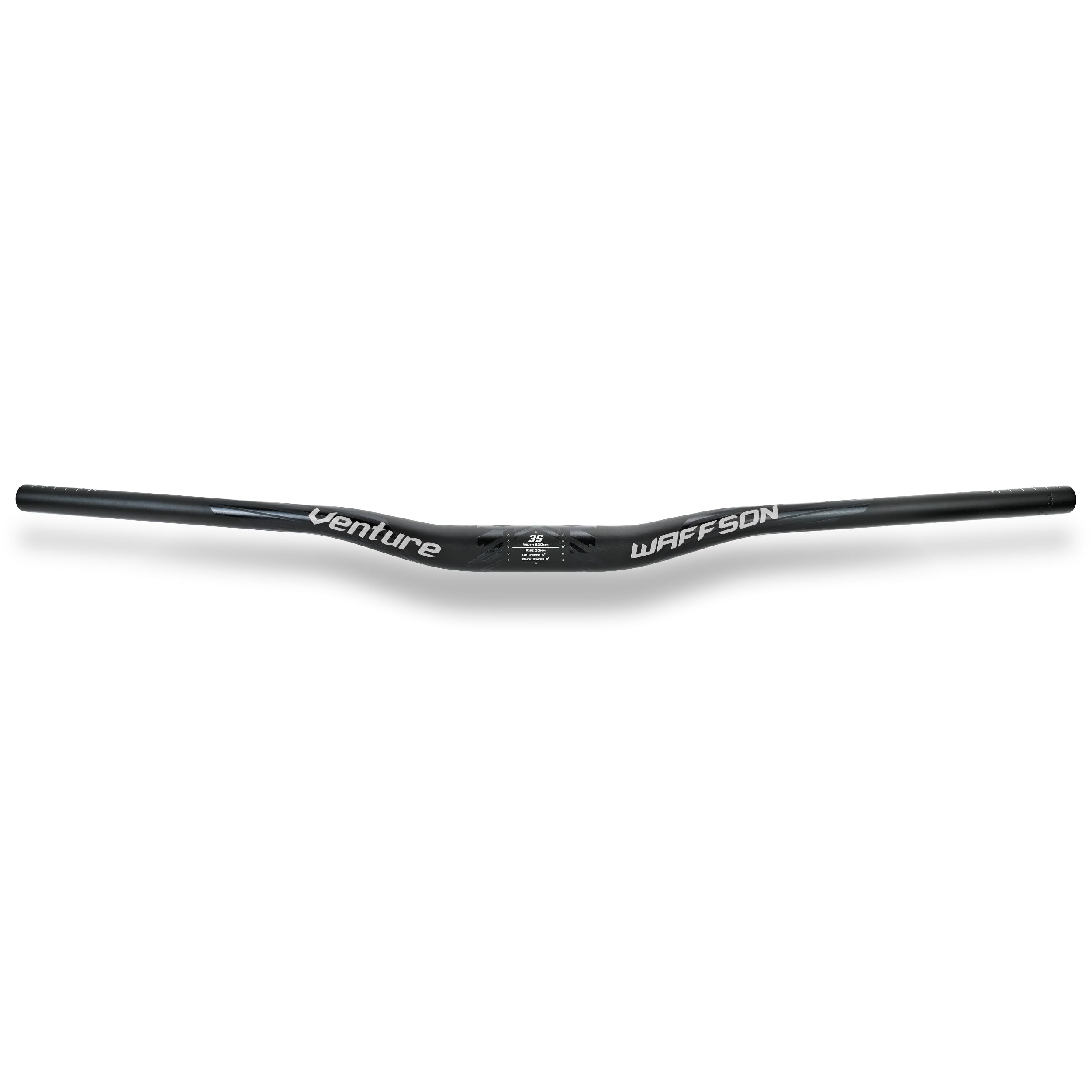 WFS Venture 35 x 820 mm Handlebar 20 mm Rise, Black x Silver
