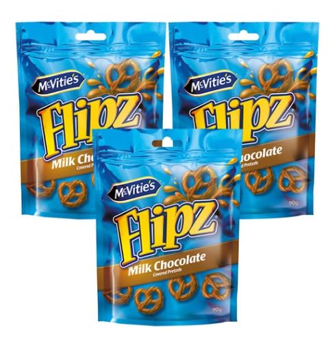 Amazon | 【輸入菓子】フリップズ ミルクチョコレート プレッツェル