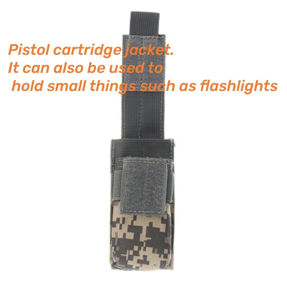ACEXIER Caccia all'aperto Coltello Holster Molle Torcia Pouch Torch Holder Case Magazine Pouch Military Pistol M5 Tactical Flashlight Bag