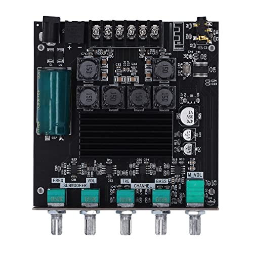 Subwoofer Amplifier Board ZK TB21 100W 2.1 Channel High Power Bluetooth Hifi Audio Amplifier Board for Home Theater Systems Aluminum DC12 24V - Image 7