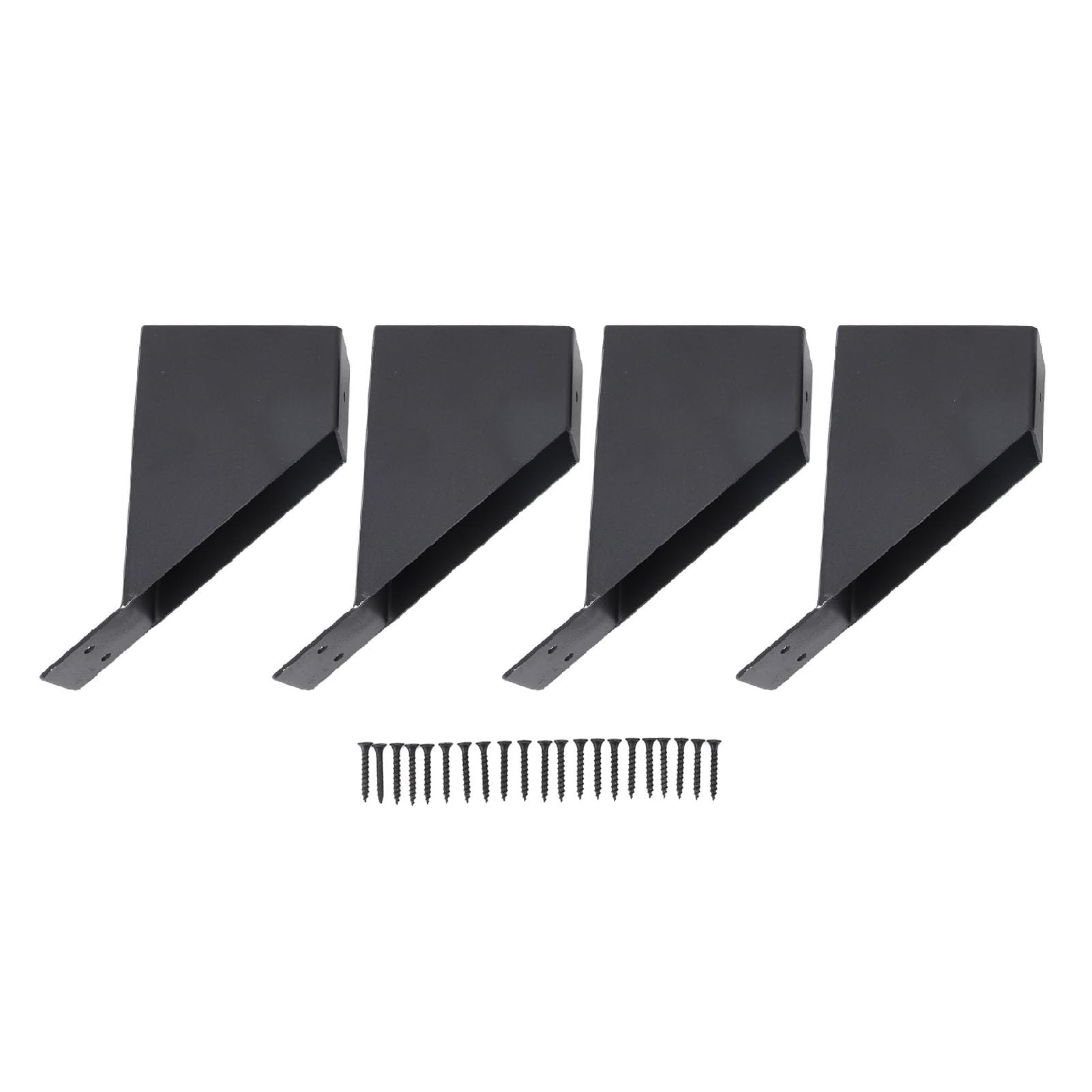 Asixxsix Staffe per Pergola, Staffe in Metallo Zincato con Angolo di 45 Gradi, Kit Staffa con Fori di Drenaggio per Rinforzare Pergole, Gazebo, Box/Cover Sugli Alberi, Cortili