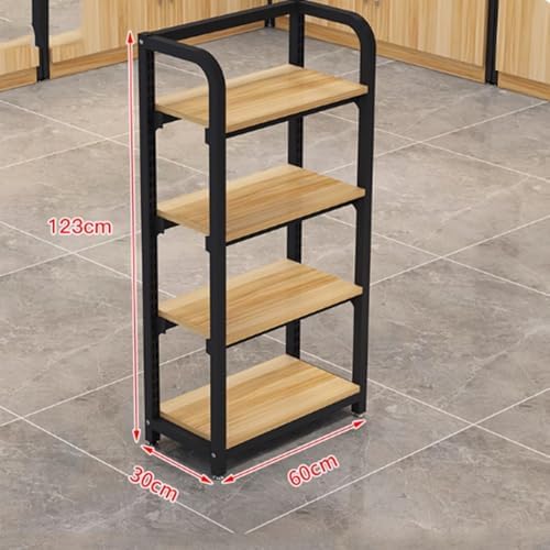 Heavy Duty Commercial Display Rack - Supermarket Shelf & Center Island Cabinet for Retail Stores, Drugstores, Garages - Durable, Space-Saving Storage Solution for Optimal Visibility