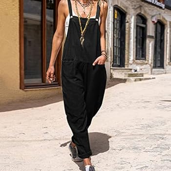 Unifizz Dames Jumpsuits Lange Losse Casual Tuinbroek