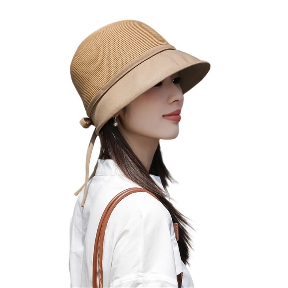 Chapeau de plage pliable contre le soleil pour voyageuse