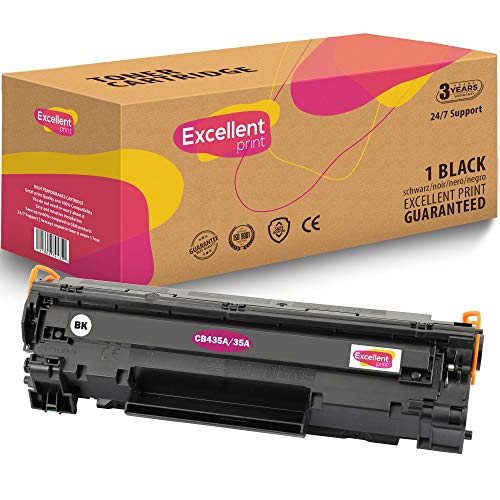 Excellent Print CB435A 35A Compatible Cartucho de Toner para HP LaserJet P1005 P1006 P1007 Canon LBP 3010