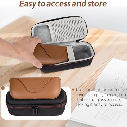 Image of yantralay Hard Protective Case for Ray Ban-Meta Smart Glasses | Compatible with Wayfarer Skyler Headliner & Charging Box | Meta Glass Accessories