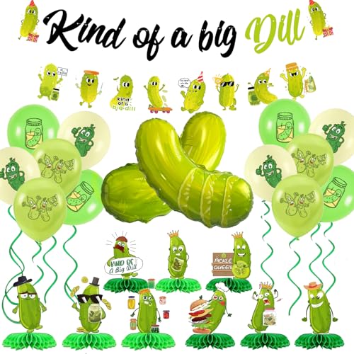 Pickle Party Decorations Kind of a Big Dill Birthday Supplies