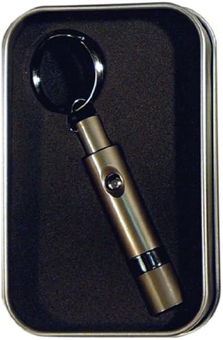 Prestige Import Group Retractable Bullet Cutter Key Chain in Gift Box, Gun Metal