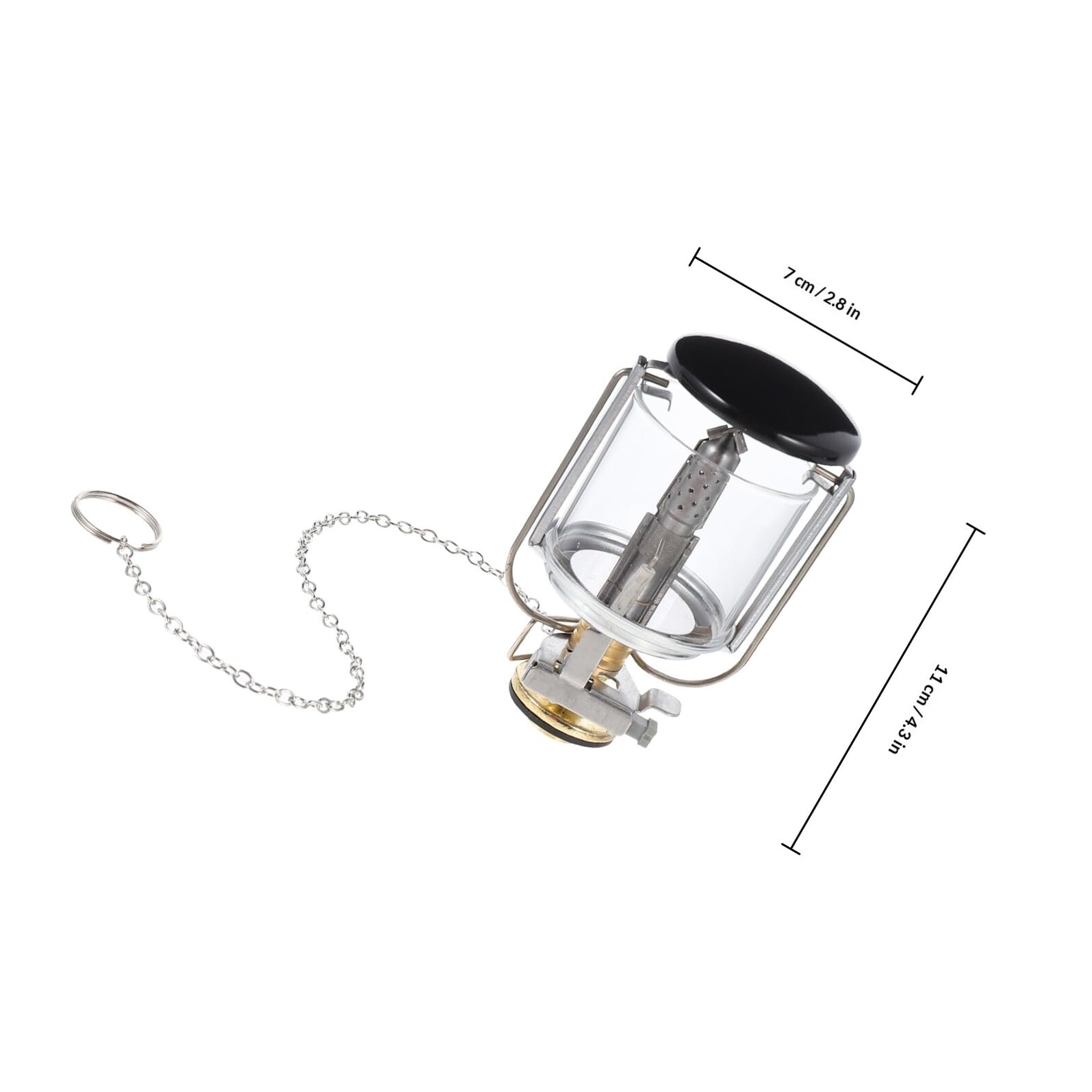 MAGICLULU Lanterne à Propane de Camping Compacte Lampe à Gaz pour Tente, 1 Pièce, Utilisation Extérieure, Éclairage et Chauffage Gaz, pour Loisirs Plein Air et Randonnée