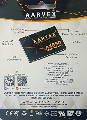 Image of SSD 240GB 2.5 SATA 6Gb /S with 3 Years Warranty