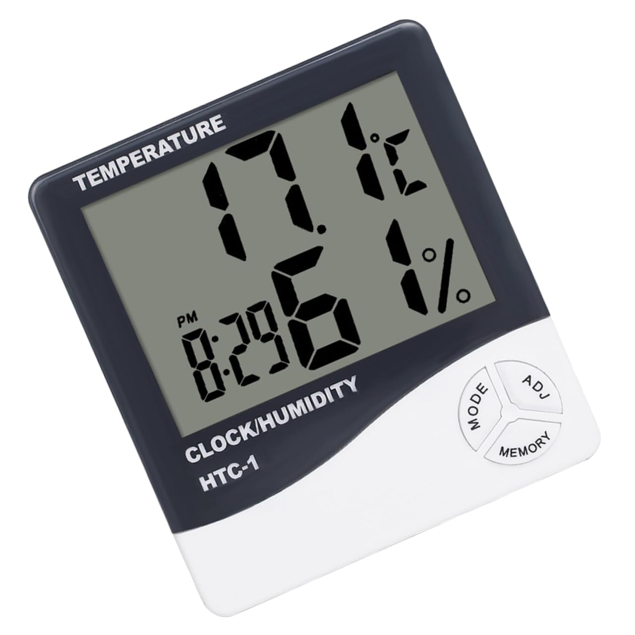 Mipcase 3 Pz Igrometro Domestico Orologi Termometro Da Igrometro Da Termometro Domestico Senza Fili Schermo Elettronico Bianca