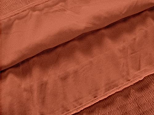 Image of NASHALYLY Women's Chiffon Elastic High Waist Pleated A-Line Flared Maxi Skirts