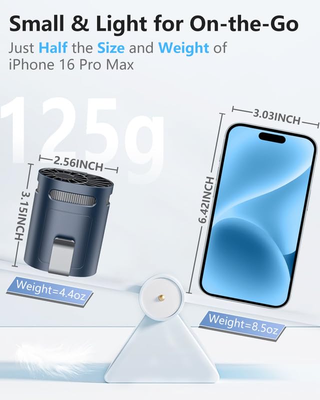 Image of Belt Fan Clip on Waist Portable Cooling Fan-Individual Personal Noiseless Cooler Under Clothes Tshirt Hip Pants Back,Summer Hot Flashes Wear around Your Neck for Adult Outside Walking Working Pink