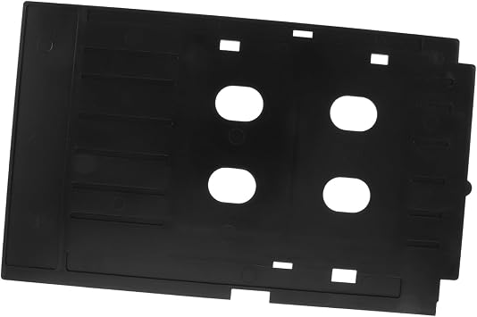 PVC Card Printer Tray Sturdy Reusable Id Card Printing Tray for Practical Design with Fine Workmanship for Prints Home Office School