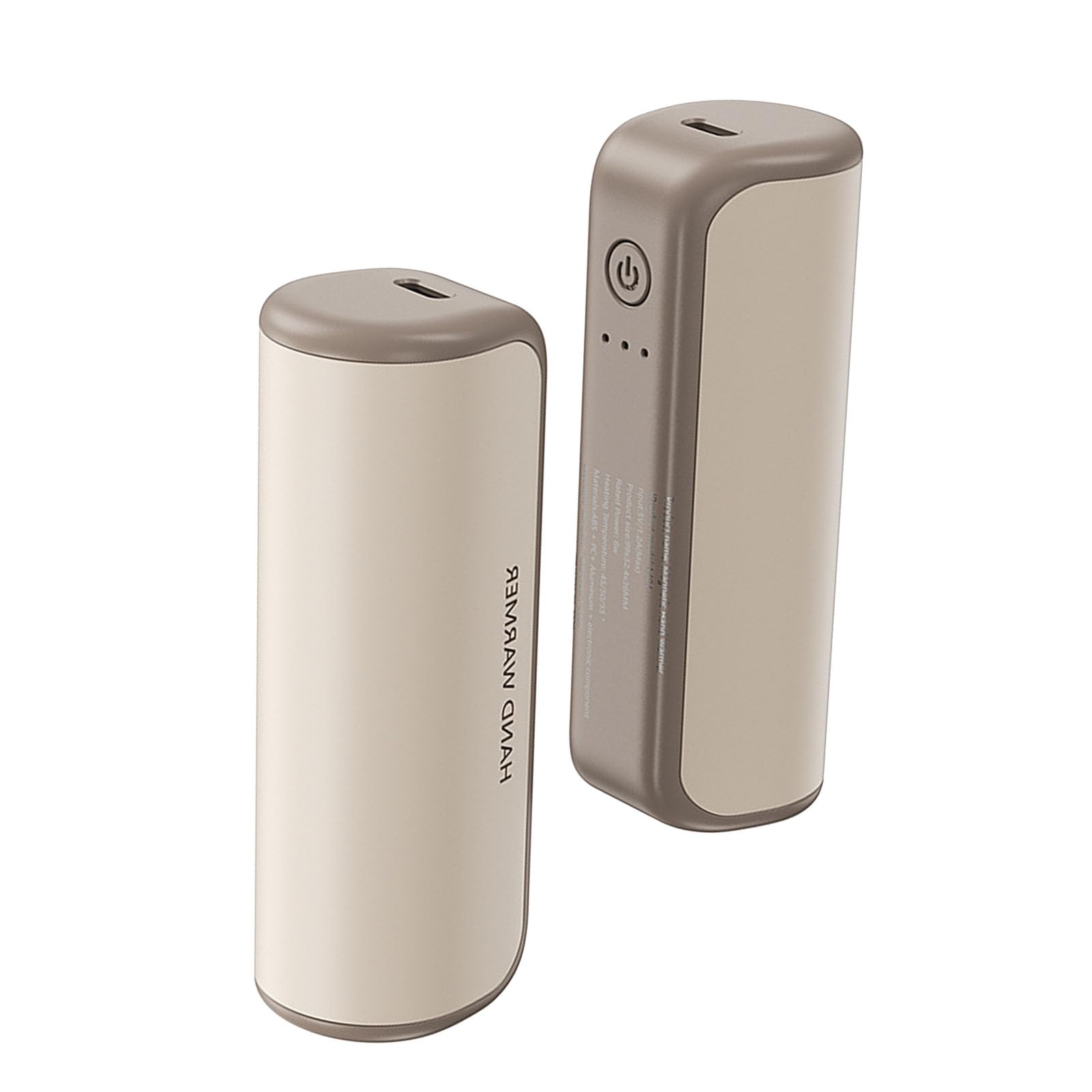 Asixxsix Scaldamani magnetici ricaricabili, 6000 mAh, 3 impostazioni di temperatura, scaldamani portatile con certificazione UL, CE e FCC per uomo e donna