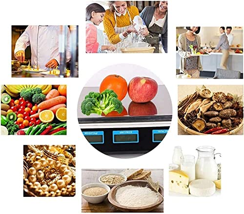 Báscula digital 40kg para frutas y comercio miniatura 6