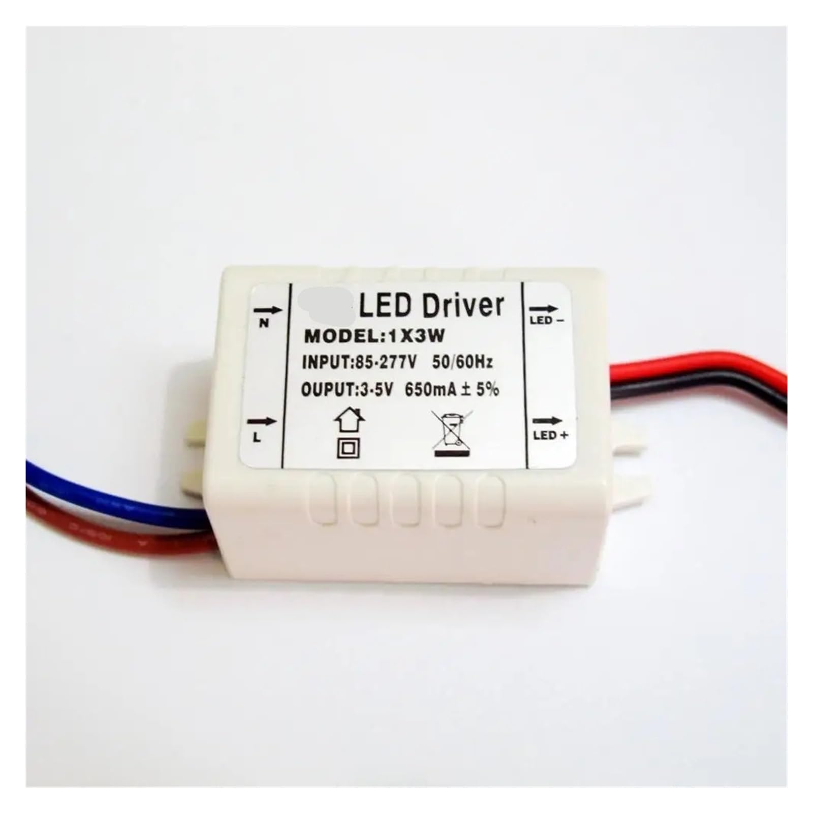 Pilote LED 600mA 1x3W alimentation DC 3V-5V pour création de spot