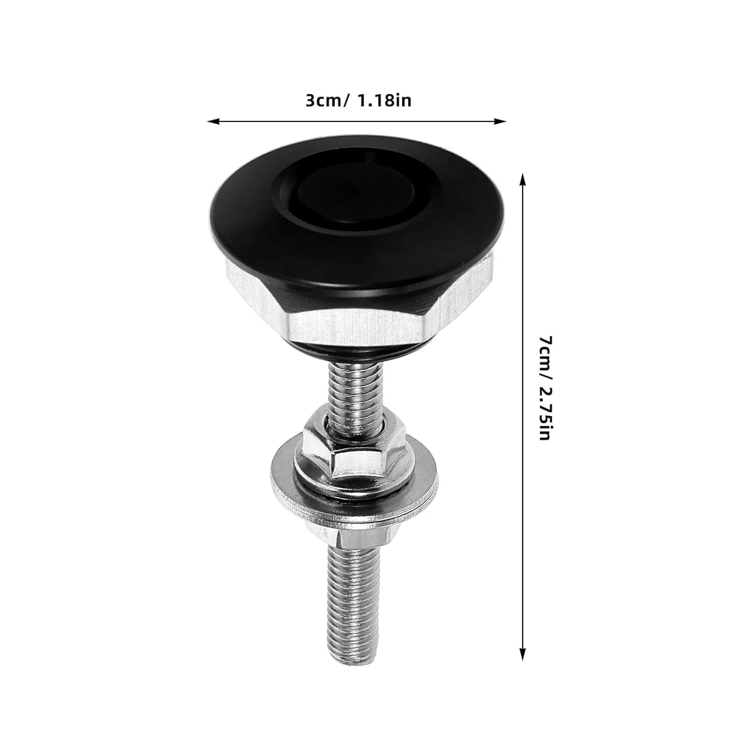 Lock 30Mm Aluminum Alloy Quick Release Hood Pins