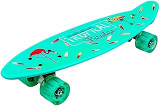 Dream Land Colorful Mixed Shapes Baby Blue Skate Board - 212-1