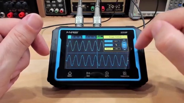 Digitales Oszilloskop, Funktionssignalgenerator, 3 in 1 Dual Channel Digital Oszilloskop Multimeter, 50 MHz Bandbreite (2C53T Digitales Oszilloskop, Funktionssignalgenerator, 3 in 1 Dual Channel Digital Oszilloskop Multimeter, 50 MHz Bandbreite (2C53T