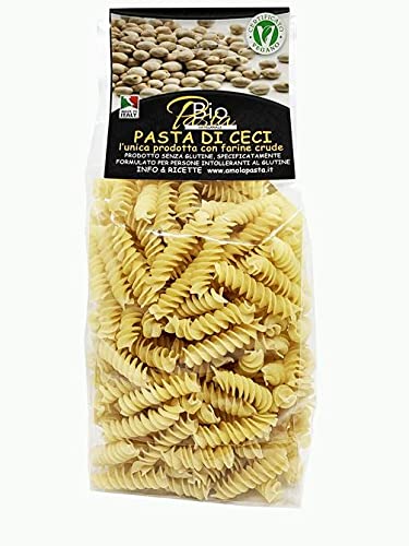 Pasta di ceci biologica. Prodotta da Amo la Pasta. Confezione: 10 x 250 gr