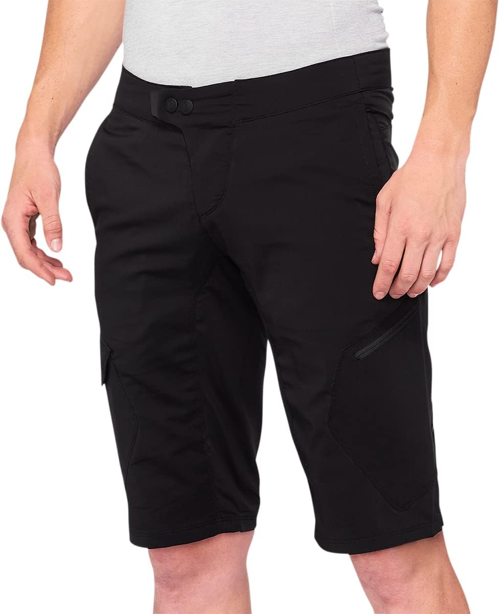 100% Ridecamp Biking Shorts - All Mountain Riding Apparel Size 34, Black
