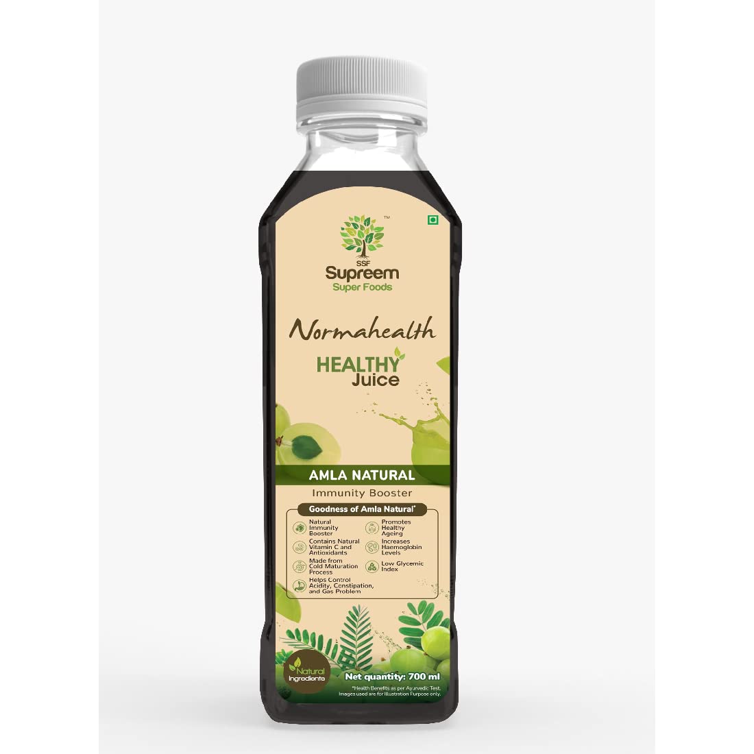 Sponsored Ad - Supreem Super Foods Normalife Amla Natural Health Juice | No Sweeteners Added | Boosts Immunity | Improves Hemoglobin Levels | All Natural | 700 Ml