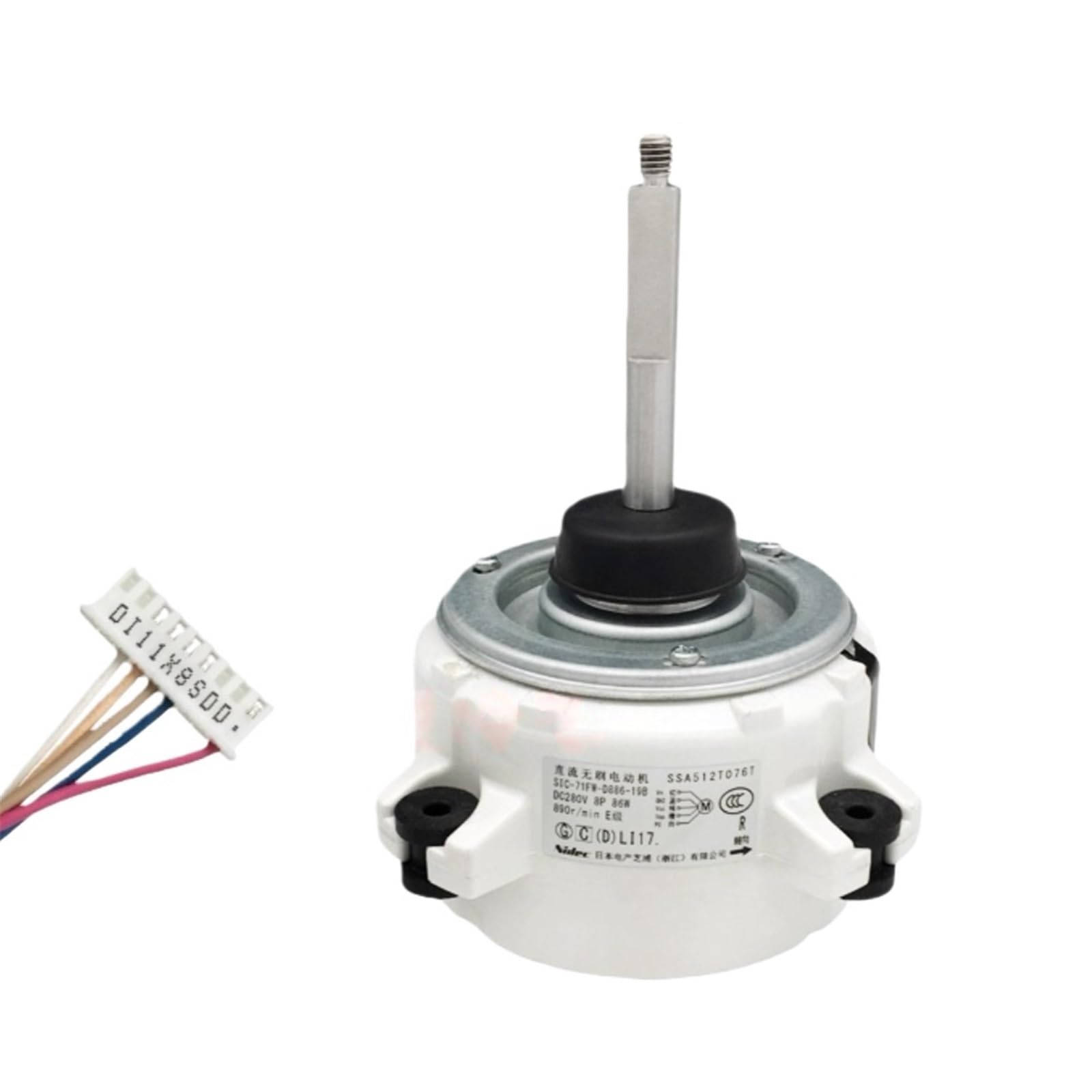 BONZMXDKHQ 1pcs SSA512T076T/B SIC-71FW-D886-19B Outdoor Unit DC Fan Motor Air Conditioner Conditioning Spare Parts