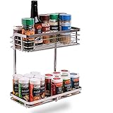 🌶️ MONTAGE OHNE BOHREN - Da das Gewürzregal an die Wand geklebt wird, ist Montage ohne bohren. Das Gewürzregal ist ideal für Ihre Schranktür von Ihrem Küchenschrank.