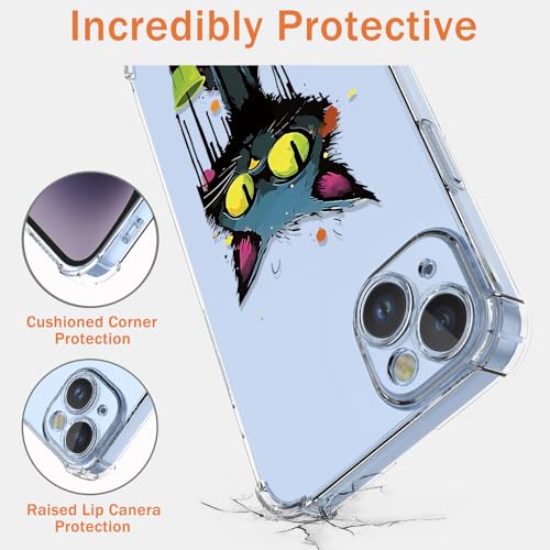 WOKEZ stöttåligt fodral till Motorola Moto G54 med mönsterdesign
