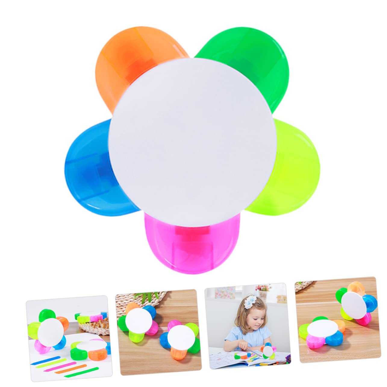 Happyyami 6pezzi Pennarello Fluorescente Per Studenti Evidenziatore Acquerellabili Articoli Per Scrittura