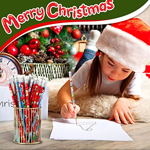 48 lápices de grafito navideños Hicarer para niños miniatura 4