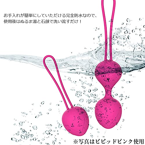 骨盤底筋 インナーボール 説明書付き シリコンボール 医療用シリコン 安心素材 骨盤 筋トレグッズ 収縮運動 くびれ 体幹トレーニング 産後ケア トレーニング ball01 (パープル) - 画像5