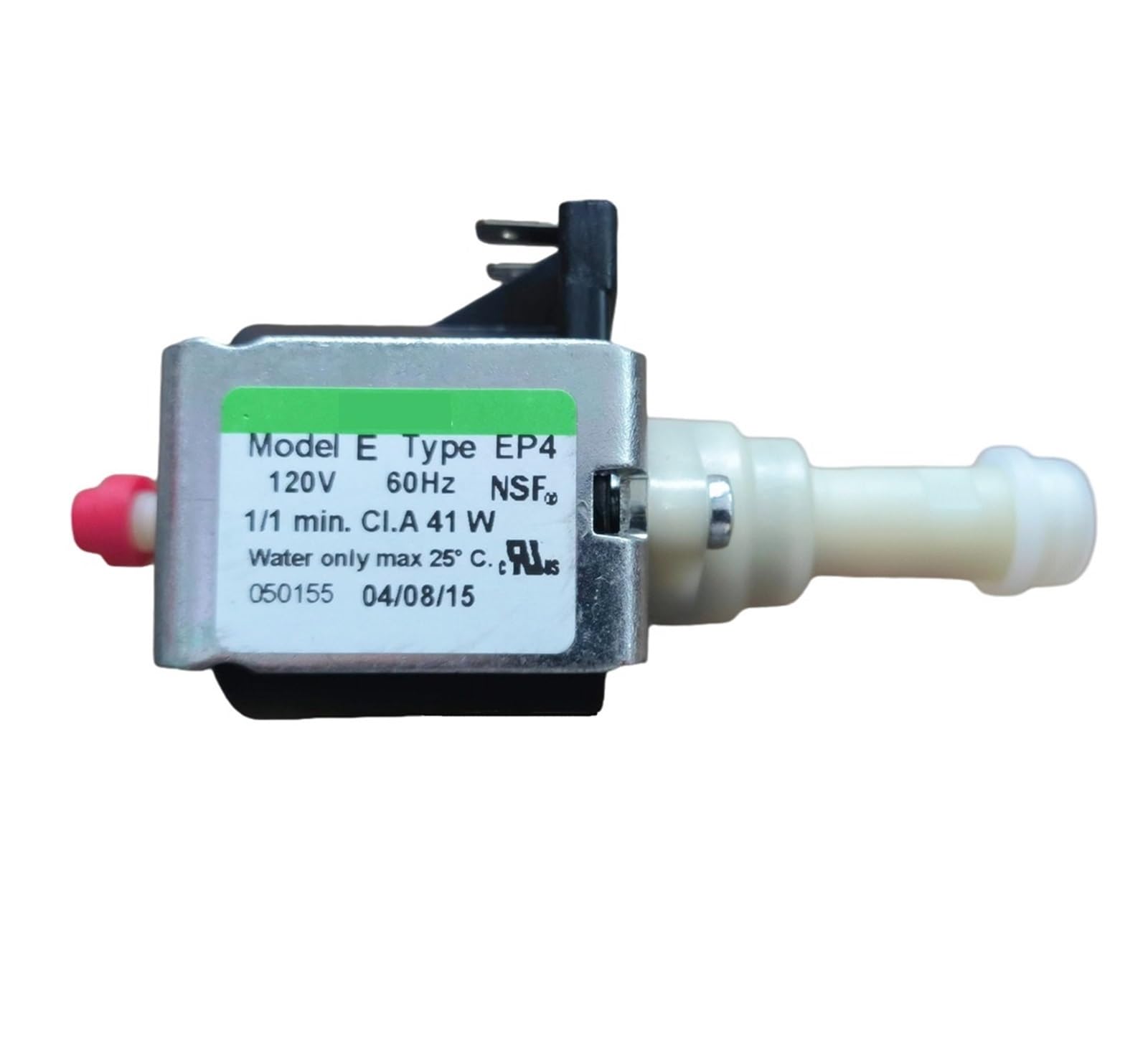 Coffee Machine Induction Water Pump, Compatible for ULKA, EP4 EP5 EP4FM AC120V 230V 41W 48W Solenoid Pump Water Pump Coffee Machine Accessories(EP4 120V 48W 60Hz)