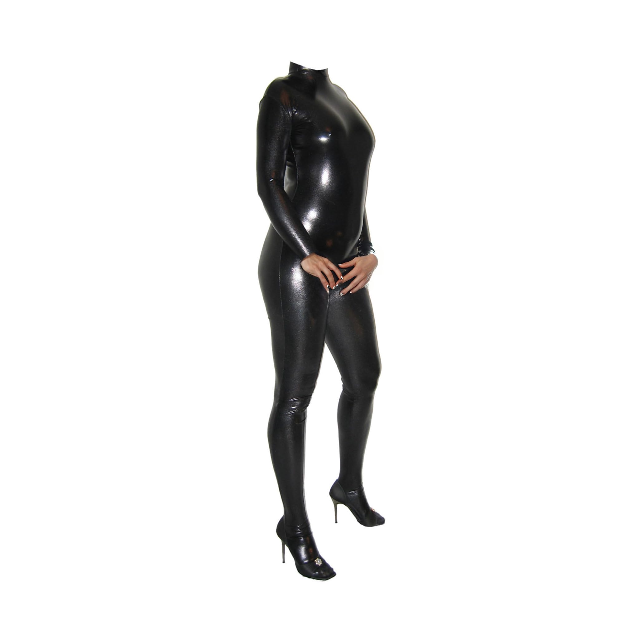 Rubberfashion Catsuit avec effet mouillé brillant - combinaison intégrale - trou à l'entrejambe - unisexe