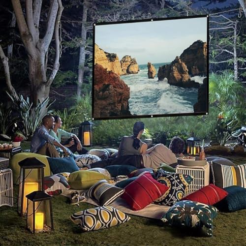 Pantalla de proyector plegable 150 pulg 16:9 doble cara miniatura 6