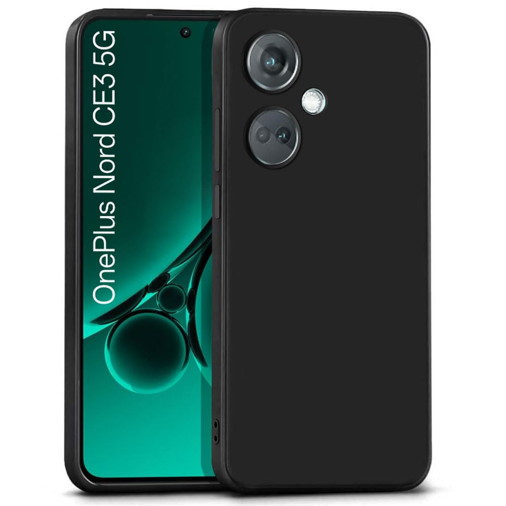 WOW IMAGINE Back Cover for 1+ OnePlus Nord CE 3 5G | Ultra Slim Soft Rubberised Case | Inner Velvet Fabric Lining | Matte Silicone Flexible Mobile Case | Camera Protection - Black (B0CDQ85PY5) Amazon Price History, Amazon Price Tracker