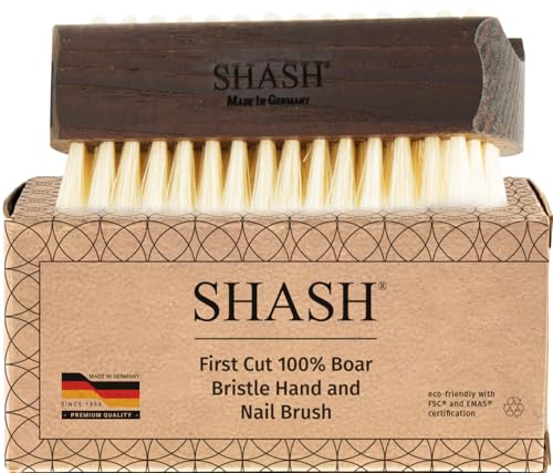 Brosse à main en bois de hêtre SHASH : le rituel bien-être après le jardinage