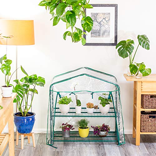image for Educational Insights GreenThumb Greenhouse With Vinyl Cover, Perfect F